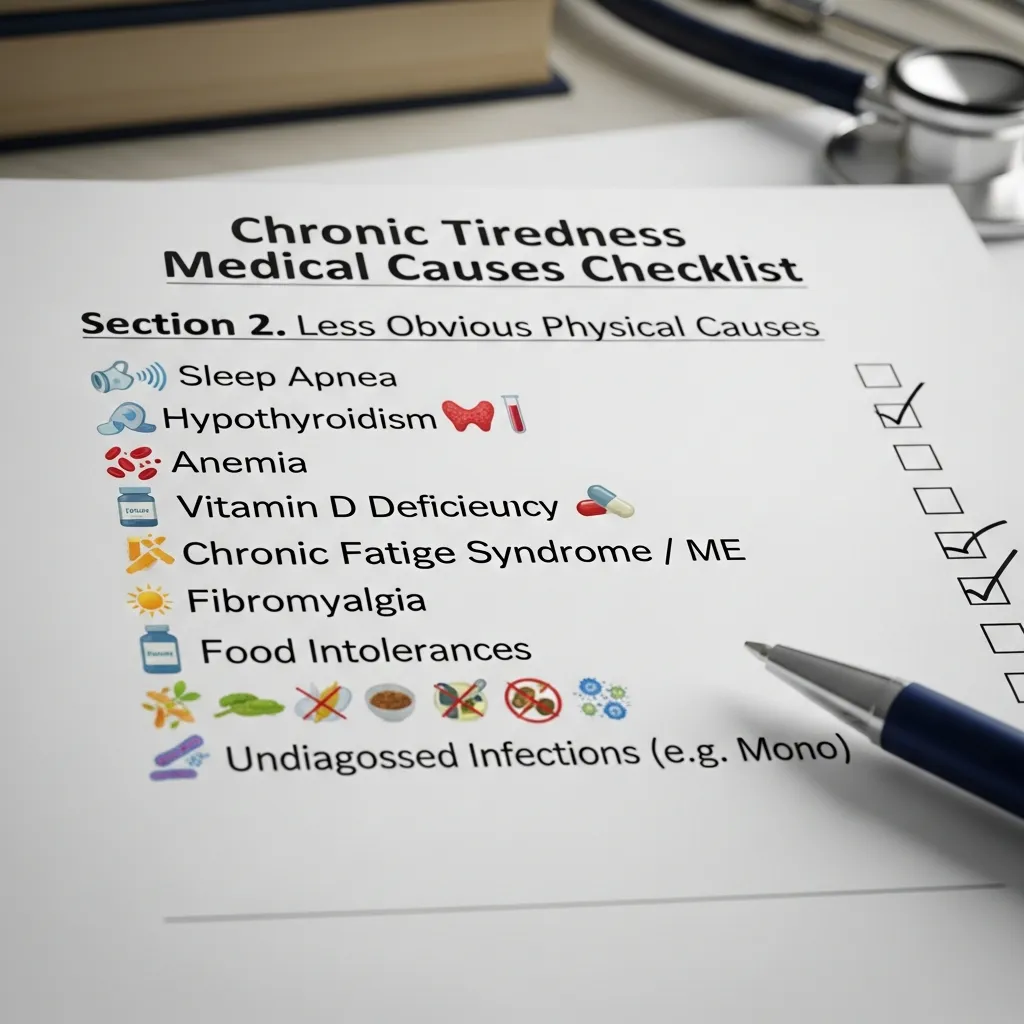 Less obvious causes of chronic tiredness