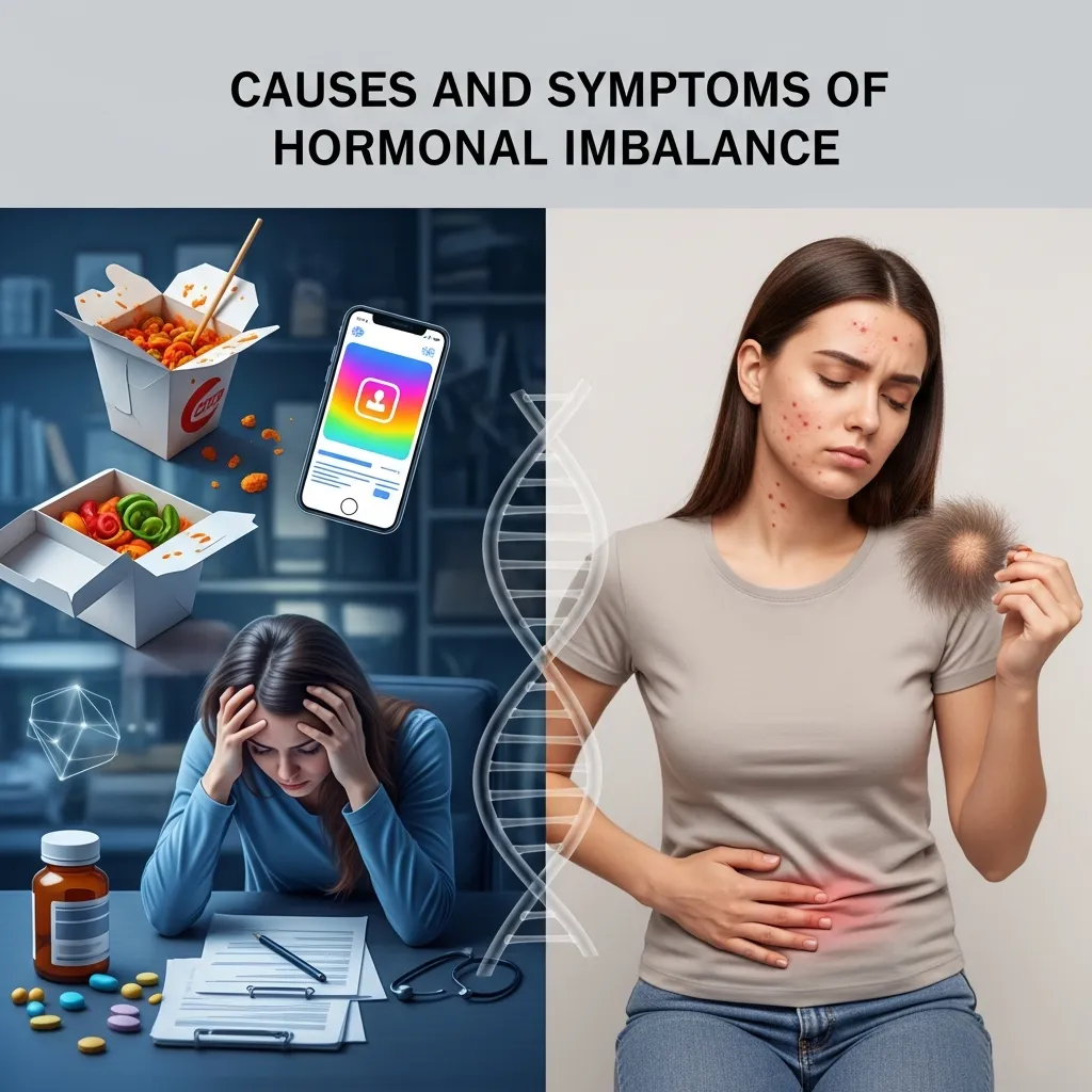 Hormonal imbalance causes and symptoms