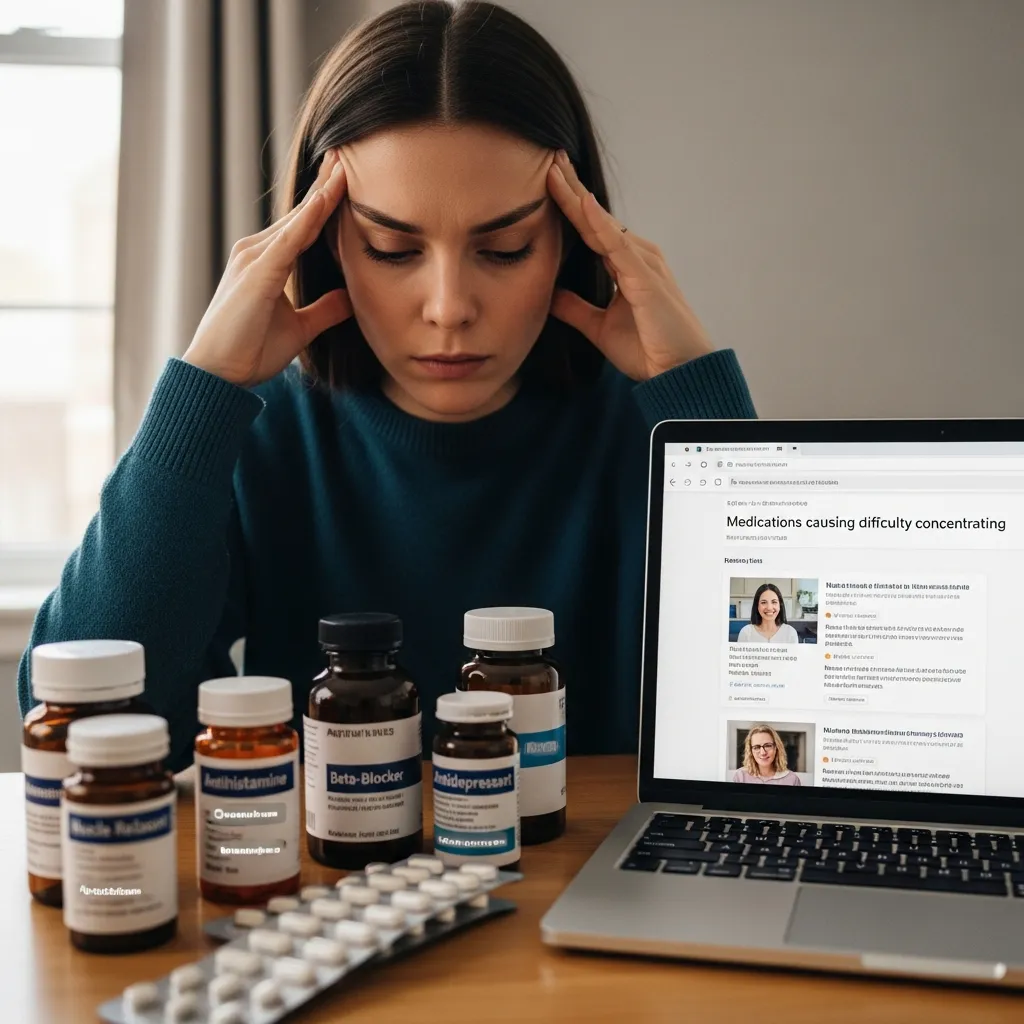 Medications that may affect concentration