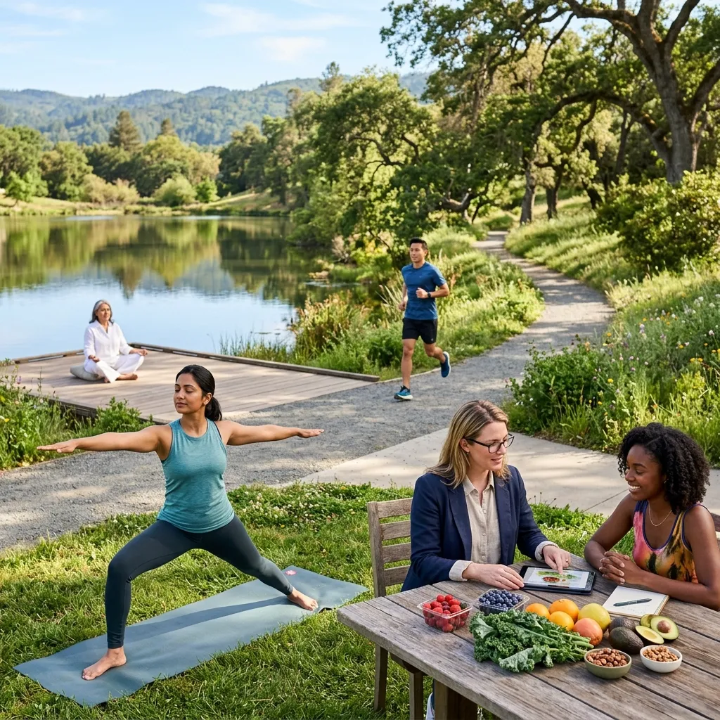 Personalized wellness approach illustration