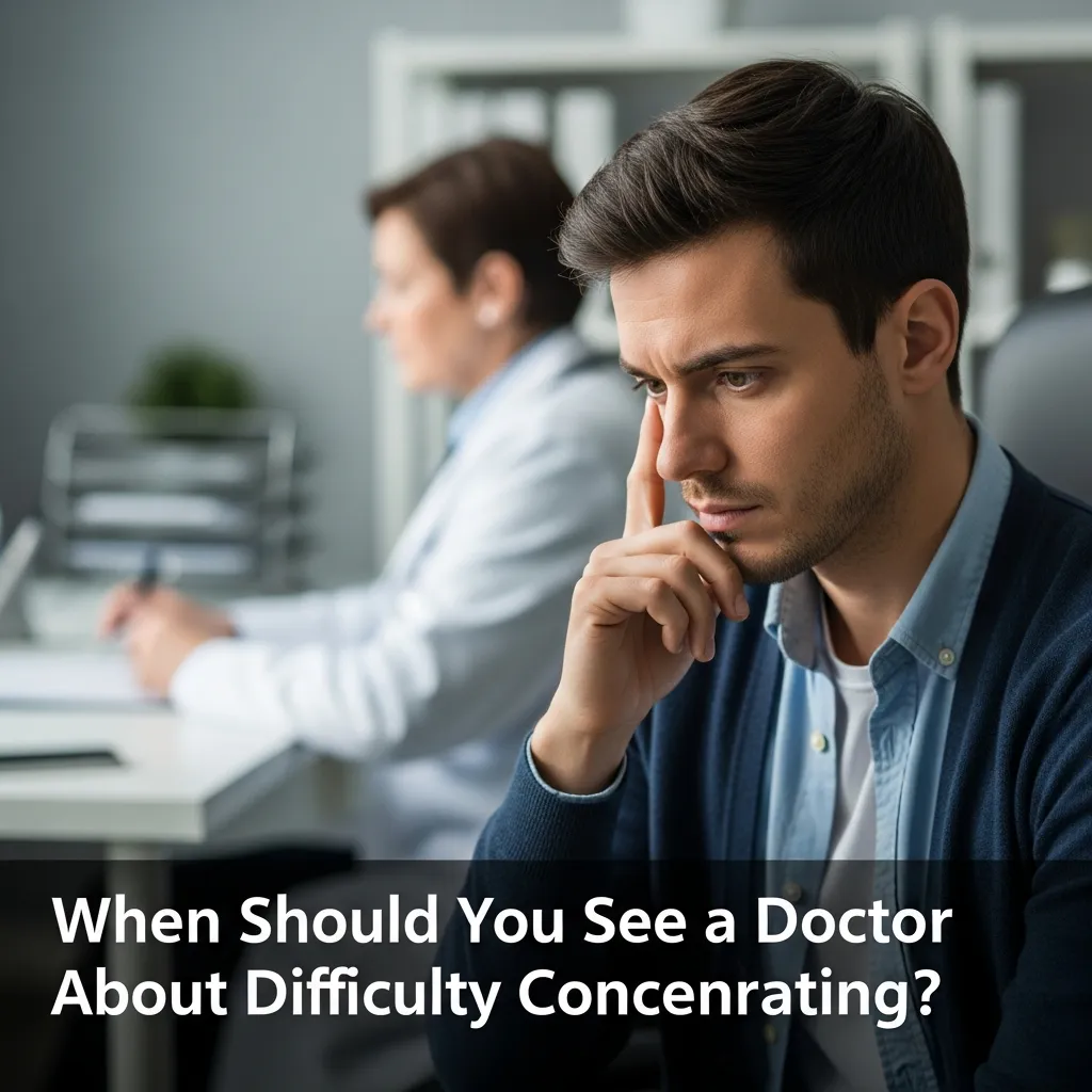 When to see a doctor for poor concentration