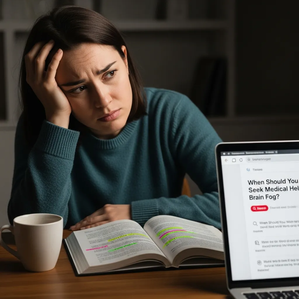 When to seek medical help for brain fog symptoms